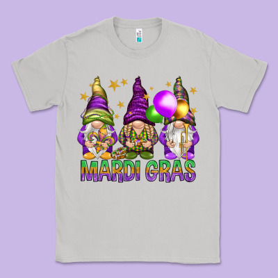 Mardi Gras With Gnomies Classic Tee Designed By Howdyjamesfarm