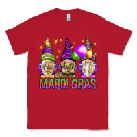 Red mardi gras with gnomies Classic Tee - HowdyJamesFarm