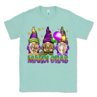 Seafoam mardi gras with gnomies Classic Tee - HowdyJamesFarm