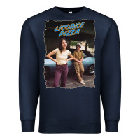 Navy licoric new pizza Premium Sweatshirt - linhVisuals