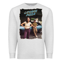 Oatmeal Heather licoric new pizza Premium Sweatshirt - linhVisuals