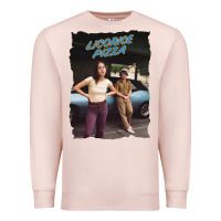 Pale Pink licoric new pizza Premium Sweatshirt - linhVisuals