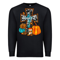 Black thankful cross Premium Sweatshirt - JahusDesignShop