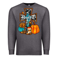 Charcoal Heather thankful cross Premium Sweatshirt - JahusDesignShop