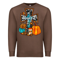 Chestnut thankful cross Premium Sweatshirt - JahusDesignShop