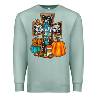 Seafoam thankful cross Premium Sweatshirt - JahusDesignShop