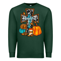 Sports Green thankful cross Premium Sweatshirt - JahusDesignShop