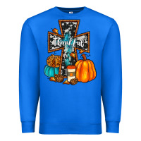 True Royal thankful cross Premium Sweatshirt - JahusDesignShop