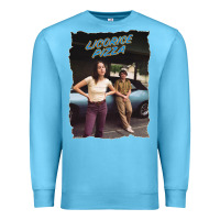 Ocean Blue licoric new pizza Premium Sweatshirt - linhVisuals