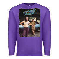 Purple licoric new pizza Premium Sweatshirt - linhVisuals
