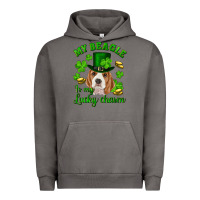 Pigment Tornado st.patricks day my beagle is my lucky charm Urban Hoodie - RanaPortraitStore