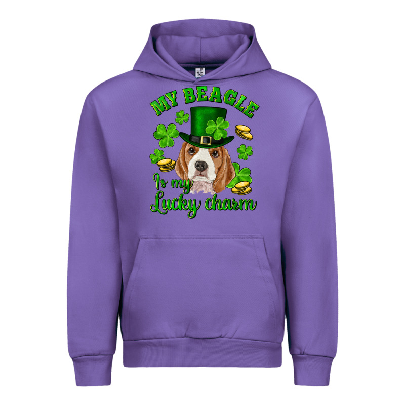 St.patricks Day My Beagle Is My Lucky Charm Urban Hoodie by RanaPortraitStore | Teevron
