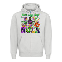 Dove Grey birthday trip nola Zipper Hoodie - JahusDesignShop