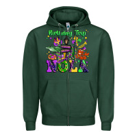 Sports Green birthday trip nola Zipper Hoodie - JahusDesignShop