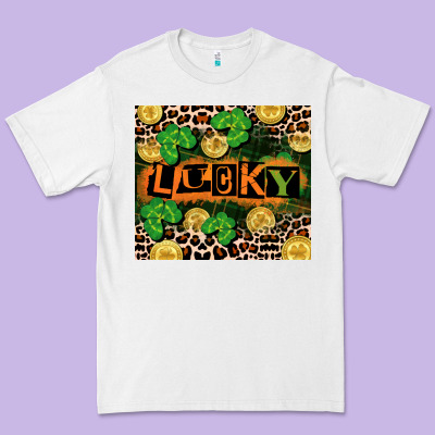 St. Patricks Day Lucky Premium Tee Designed By Cowgirlartshop