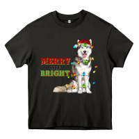Asphalt Merry And Bright Husky Heavy Core Tee - RanaPortraitStore