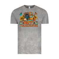 Happy Thanksgiving With Truck Bbs Vintage Tee | Teevron