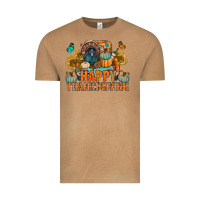 Vintage Camel happy thanksgiving with truck bbs Vintage Tee - BundleAndBundleShop