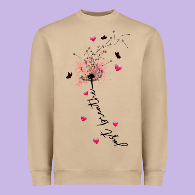 Just Breathe Heavyweight Sweatshirt Designed By Jahusdesignshop