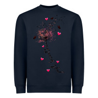 Navy just breathe Heavyweight Sweatshirt - JahusDesignShop