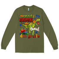 Army Green ready to crush 4th grade Long Sleeve Tee - BundleAndBundleShop