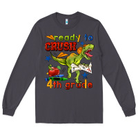 Smoke ready to crush 4th grade Long Sleeve Tee - BundleAndBundleShop