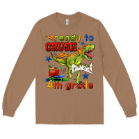 Toasted Coconut ready to crush 4th grade Long Sleeve Tee - BundleAndBundleShop