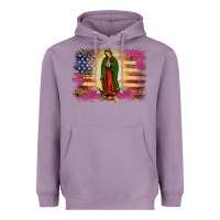 Lavender america our lady of guadalupe Heavyweight Hoodie - JahusDesignShop
