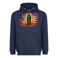 Navy america our lady of guadalupe Heavyweight Hoodie - JahusDesignShop