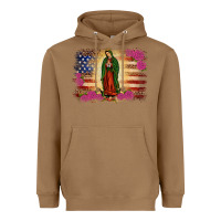 Toasted Coconut america our lady of guadalupe Heavyweight Hoodie - JahusDesignShop