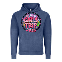 Vintage Denim Grils Trip 2025 Vintage Hoodie - CowhideDigitalArt