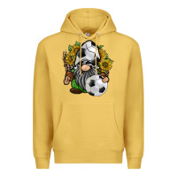 Antique Gold soccer gnome Premium Hoodie - RacoonDesign