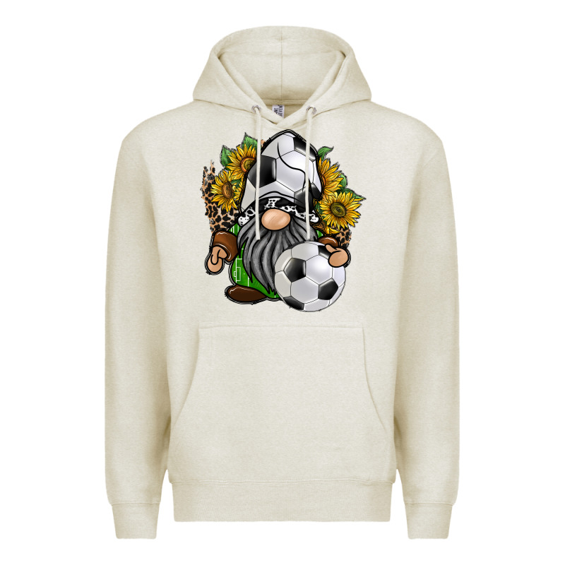 Soccer Gnome Premium Hoodie by RacoonDesign | Teevron