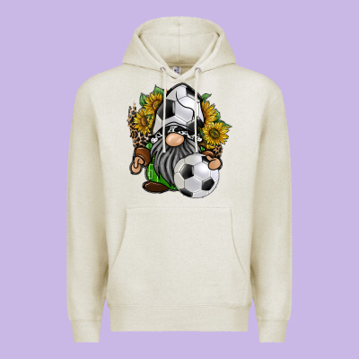Soccer Gnome Premium Hoodie Designed By Racoondesign