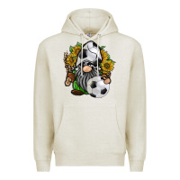 Oatmeal Heather soccer gnome Premium Hoodie - RacoonDesign