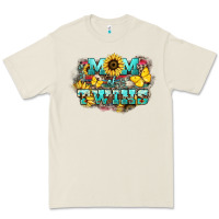 Bone Mom of twins sunflower mothers day Premium Tee - HowdyJamesFarm