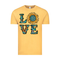 Vintage Mustard sunflower love Vintage Tee - RanaPortraitStore