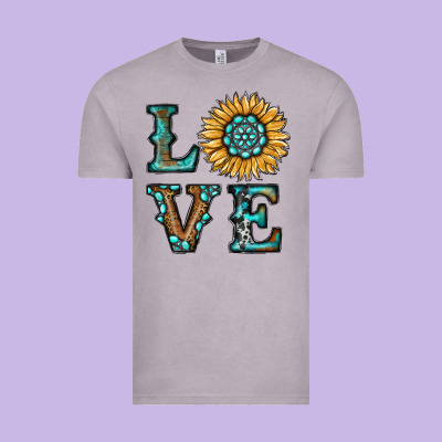 Sunflower Love Vintage Tee Designed By Ranaportraitstore