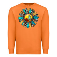 Carrot sunset sunflower Premium Sweatshirt - JahusDesignShop