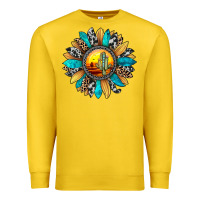 Lemon sunset sunflower Premium Sweatshirt - JahusDesignShop