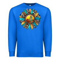 True Royal sunset sunflower Premium Sweatshirt - JahusDesignShop