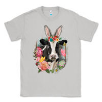 Moon Dust Happy Easter Cow Easter Day Classic Tee - CowGirlArtShop