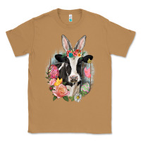 Toasted Coconut Happy Easter Cow Easter Day Classic Tee - CowGirlArtShop