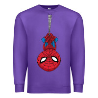 Purple the spider kids cartoon Premium Sweatshirt - linhVisuals