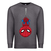 Charcoal Heather the spider kids cartoon Premium Sweatshirt - linhVisuals