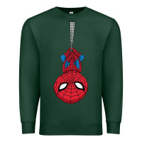 Sports Green the spider kids cartoon Premium Sweatshirt - linhVisuals