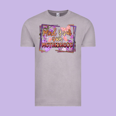 Mind Your Motherhood Vintage Tee Designed By Fadigitalartstudio