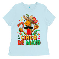 Baby Blue My first cinco de mayo Ladies Tee - FaDigitalArtStudio