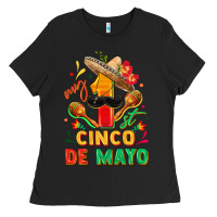 Black My first cinco de mayo Ladies Tee - FaDigitalArtStudio