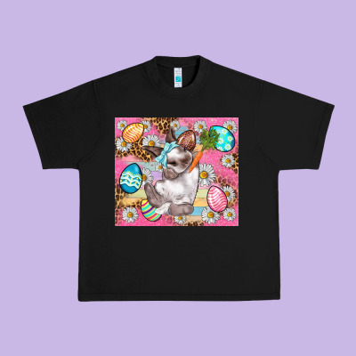 Easter Bunny And Egg With Leopard Pattern Tumbler Urban Heavy Tee Designed By Bundleandbundleshop